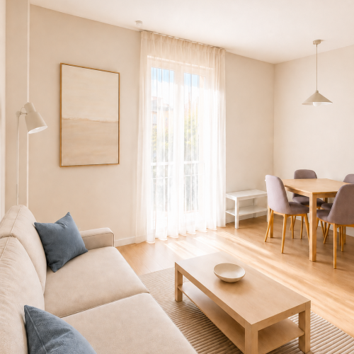 La iluminación, la distribución y la continuidad visual contribuyen a mejorar la percepción de calidad de una vivienda.